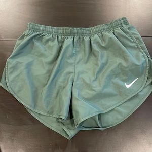 Green Nike Running shorts